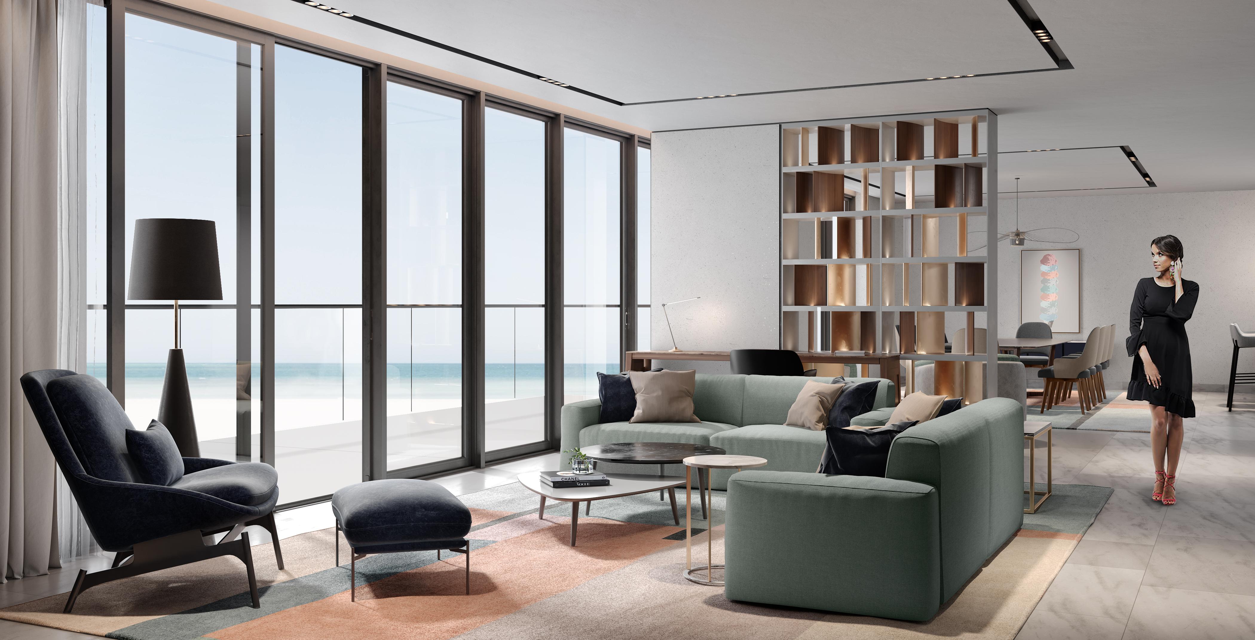 Th8 Palm Dubai Beach Resort, Vignette Collection By Ihg מראה חיצוני תמונה Interior of a penthouse apartment